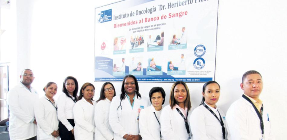 Participación. Personal del Banco de Sangre del Instituto de Oncología Dr. Heriberto Pieter.