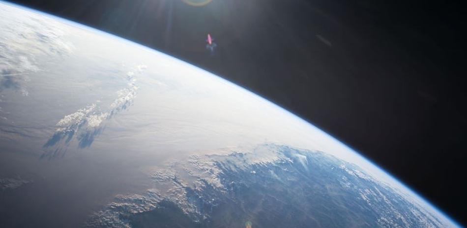La Tierra, vista desde la Estación Espacial.