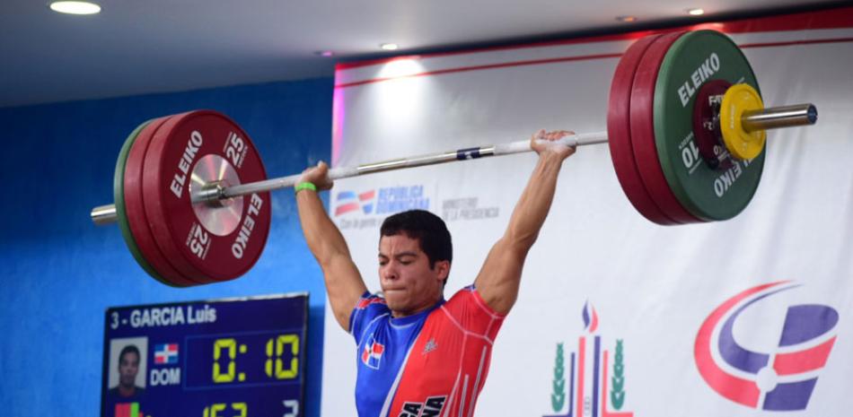 DOMINICANO. Luis García mostró superioridad en la categoría de los 56 kilos en el Campeonato Panamericano de Pesas.