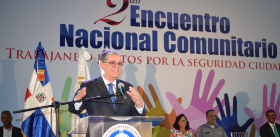 Encuentro. Carlos Amarante Baret pronunció el discurso central del acto con 4,000 líderes comunitarios.