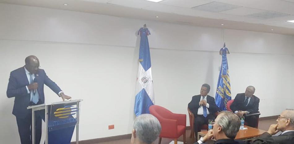 Tendencia. El expresidente Leonel Fernández se refirió al informe de la Cepal sobre el flujo mitratorio en el Caribe.