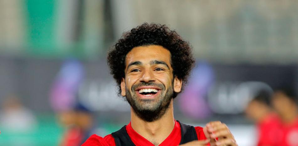 Goleador. Mohamed Salah es la estrella de la selección de Egipto.