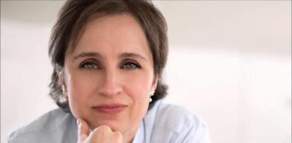 Periodista mexicana Carmen Aristegui./