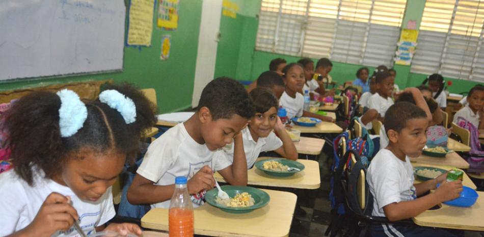 Los estudiantes que están en la Jornada Escolar Extendida también disfrutan, además de desayuno y almuerzo, de una merienda.