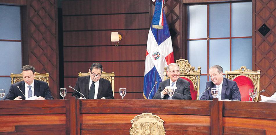 Sesión. Los miembros del Consejo Nacional de la Magistratura fueron convocados para hoy por el presidente Danilo Medina.