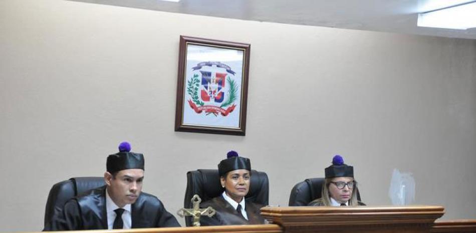 Los magistrados del Tribunal Superior Administrativo.