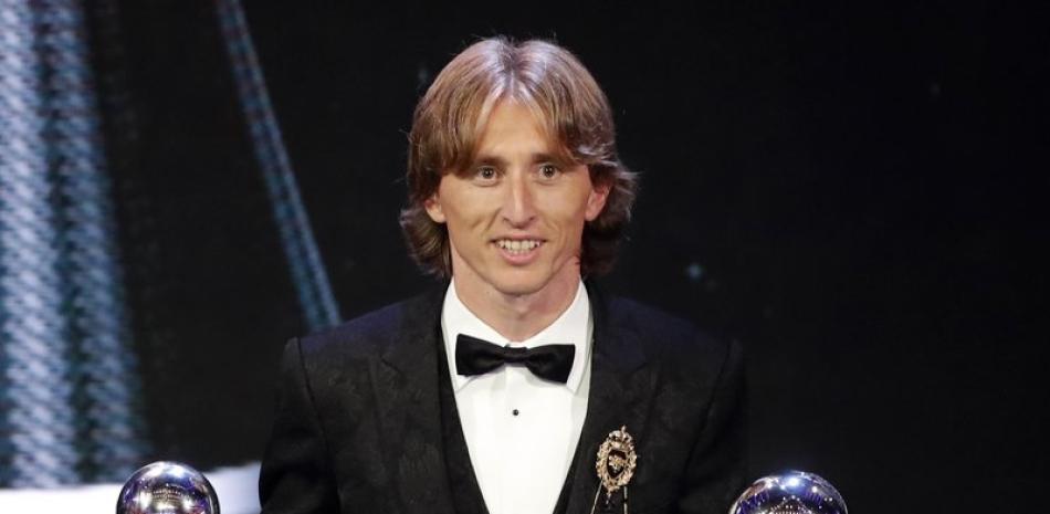 Lucas Modric fue electo en septiembre el Mejor Futbolista del Año por la FIFA.