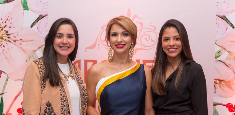 Bella Báez, Evelyn Fernández y Marlyn Martínez.