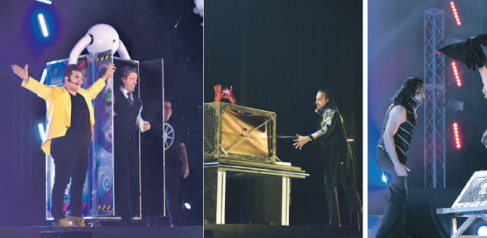 “Ilusionistas Of The World”, durante dos noches seguidas, en el Gran Teatro del Cibao, llenando el espacio en su total capacidad.