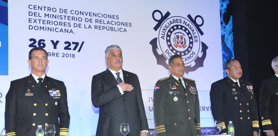 Actividad. Miguel Vargas encabezó el inicio de la Primera Convención Nacional de Auxiliares Navales.