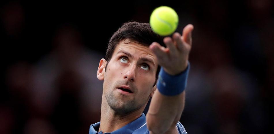 Novak Djokovic, favorito para ganar el Masters de París.