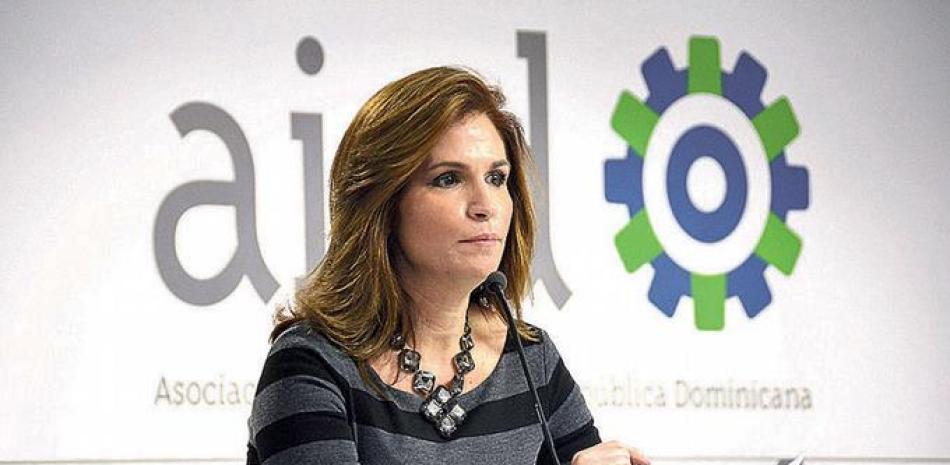 Circe Almánzar, vicepresidenta ejecutiva de la Asociación de Industrias de la República Dominicana (AIRD).