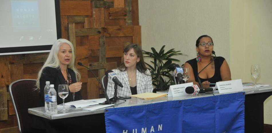 Tema. Representantes de Human Right Watch y la Colectividad Mujer y Salud presentan los resultados del estudio sobre el aborto.