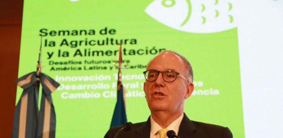 Julio Berdegué, representante regional de la Organización de Naciones Unidas para la Alimentación y la Agricultura (FAO).