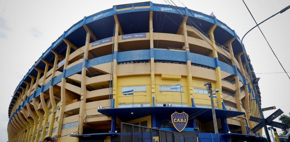 La Bombonera, estadio del Boca Junior, se llenó a toda capacidad este viernes de fanáticos que fueron a ver la última práctica del club.