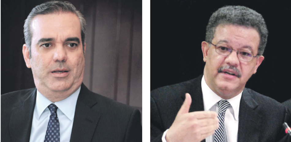 Luis Abinader, del PRM, y Leonel Fernández, del PLD, encabezan las preferencias para el 2020.