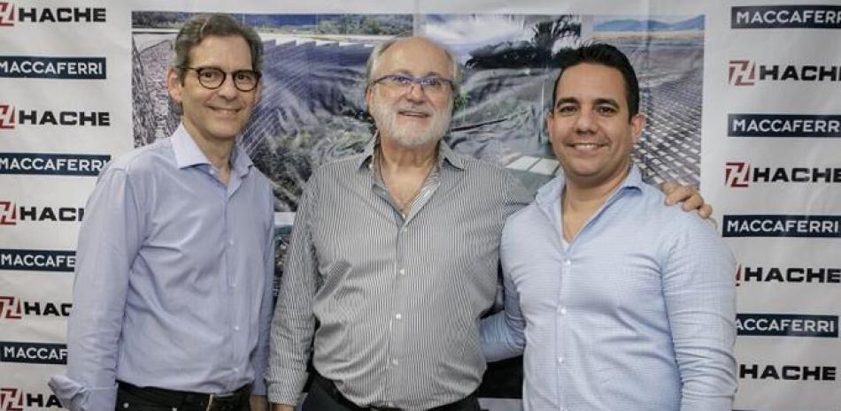 Antonio Haché, Gerardo Fracassi y Ariel Tejada.