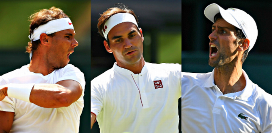 Nadal, Federer y Djokovic conforman el podio ATP más veterano en un cierre de año.