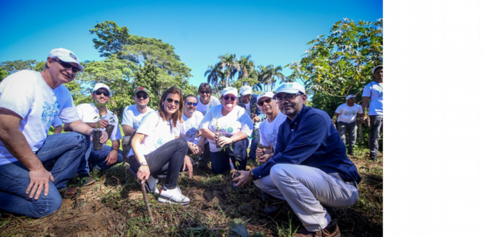 Ejecutivos de Grupo SID participan de la jornada de reforestación.