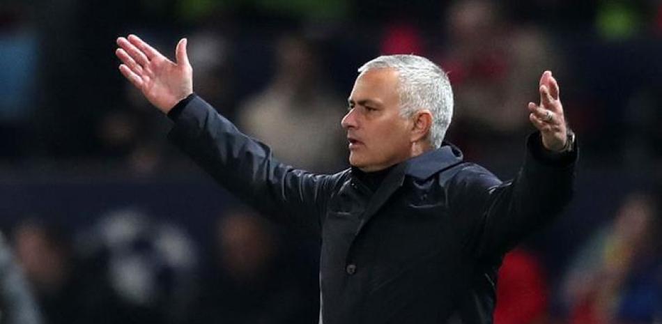 José Mourinho es el director técnico del Manchester United.