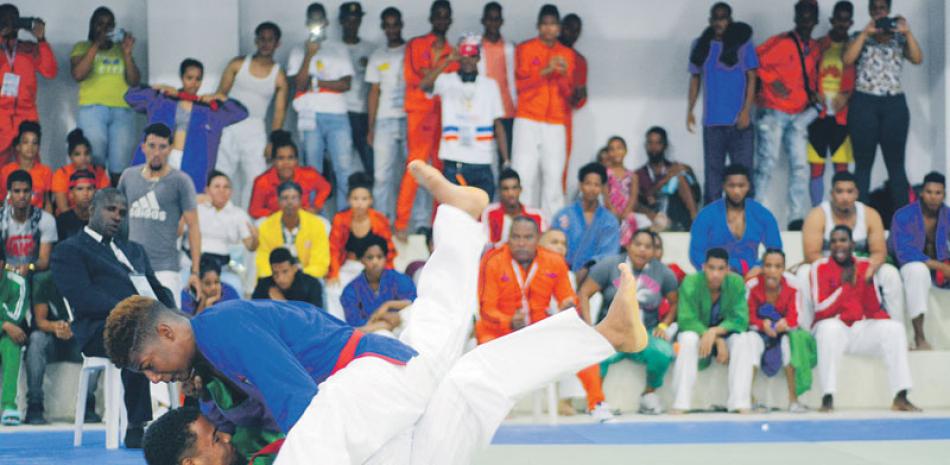 Debut. La disciplina Kurash entró a los Juegos Nacionales con mucho colorido y competitividad.