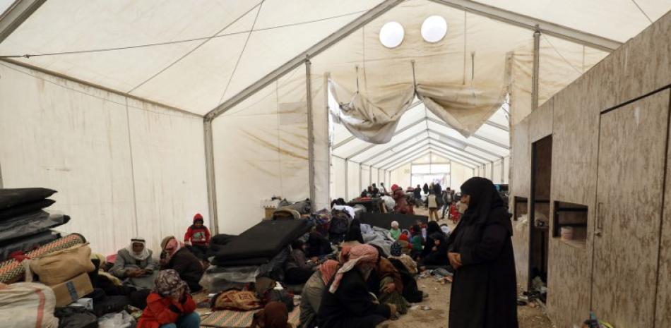 Fotografía de la agencia AFP, publicada el 8 de diciembre. Fue tomada a refugiados sirios.