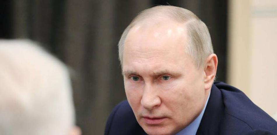 Vladímir Putin presidente ruso.