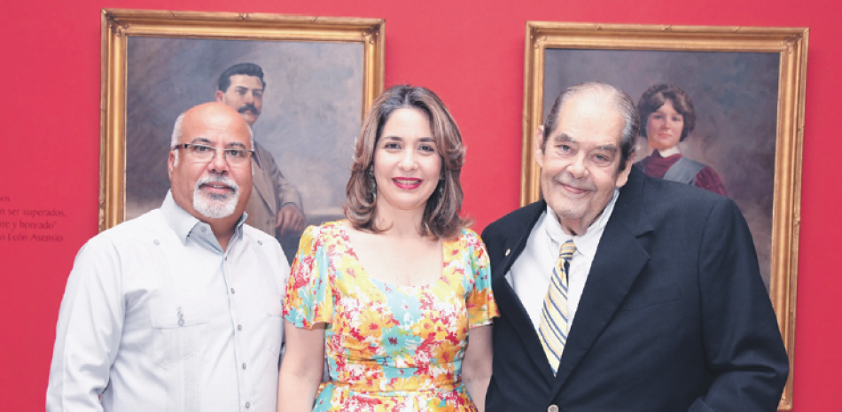 José Victoriano, María Luisa Asilis de Matos y Carlos Fernández Rocha.
