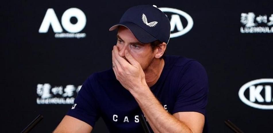 Andy Murray no pudo contener el llanto durante el anuncio de su retiro de tenis luego del Abierto de Wimbledon.