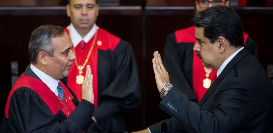 Momento. El presidente de Venezuela, Nicolás Maduro, se juramentó el pasado 10 de enero para un nuevo período de seis años, en medio de presiones internacionales.