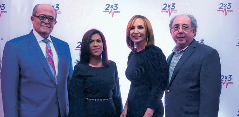 José Silié Ruiz, Doris Pantaleón, Altagracia Ortiz y Dione Fernández.