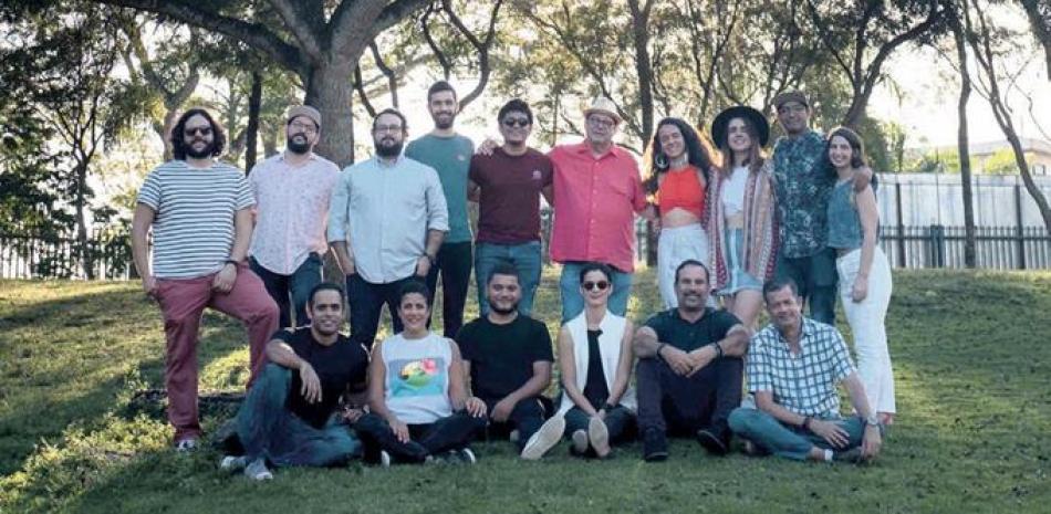 Gente. Parte de los artistas y organizadores de la edición 2019 de Santo Domingo Pop.