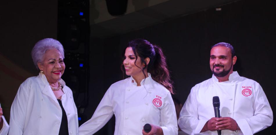 Programa. Esperanza, la chef Tita y Saverio Stassi fueron parte de "Masterchef".