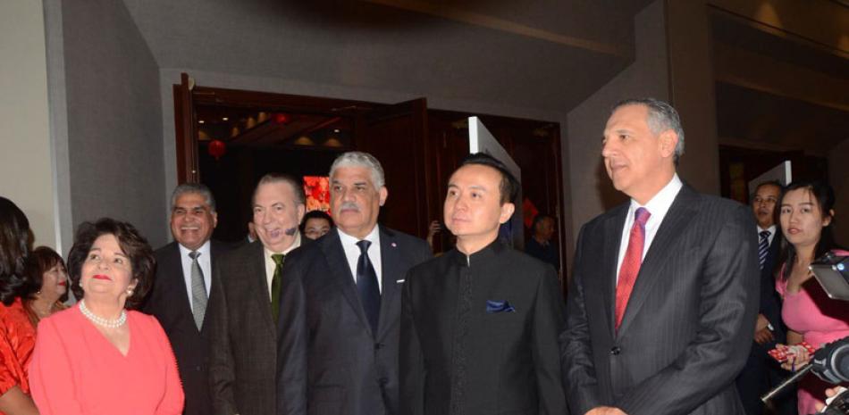 Actividad. La “Fiesta de Primavera” fue encabezada por el embajador chino en el país, Zhang Run y estuvo acompañado del canciller Miguel Vargas y el ministro Administrativo, José Ramón Peralta.