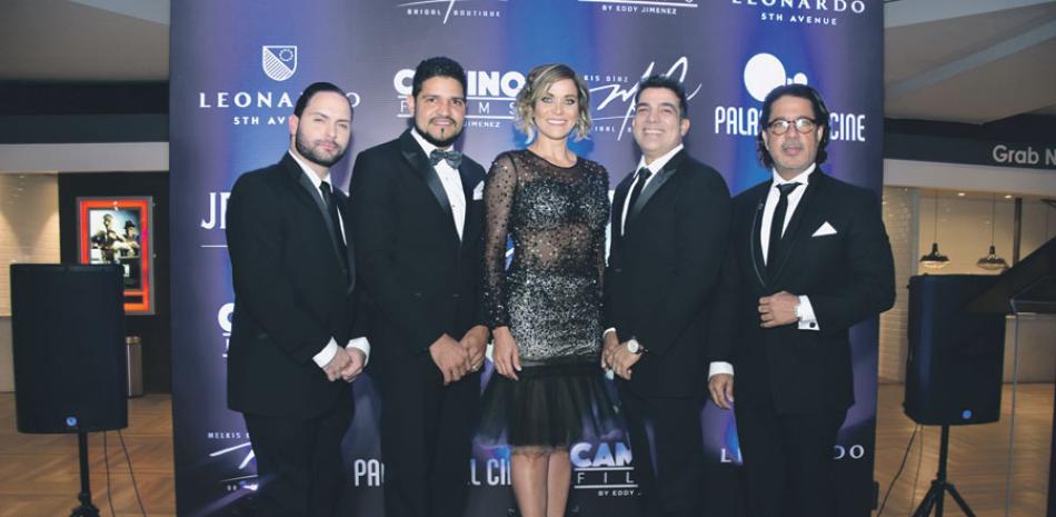Eddy Jiménez, Freddy Almonte, Mildred Quiroz, Manny Paulino y Francy Cruz.