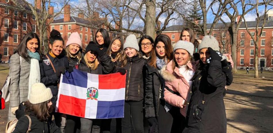 Participación. Alrededor de 50 jóvenes dominicanos estuvieron en la actividad, celebrada en las universidades de Harvard y Yale.