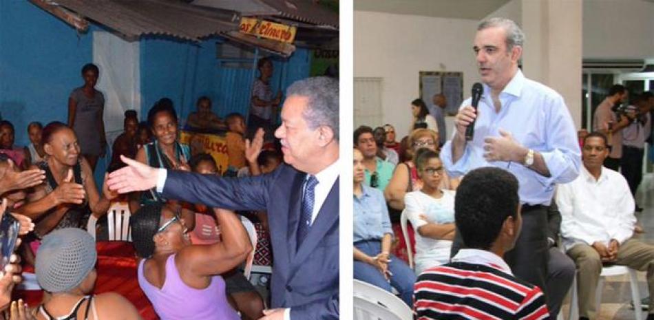 Primarias. El expresidente Leonel Fernández es el favorito para ganar la candidatura del PLD. La oposición. Luis Abinader tiene una sólida ventaja para alzarse con la candidatura del PRM.