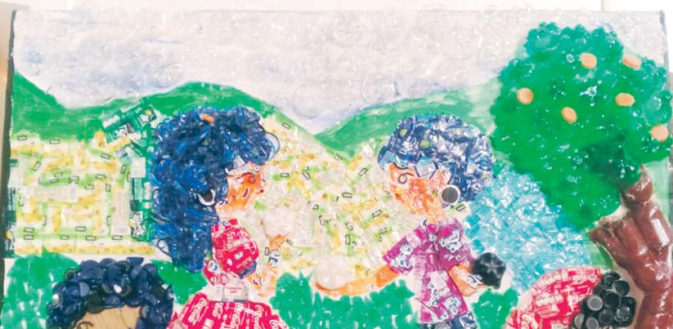 Imagen. Una de las obras que muestran su inclinación por el verde.