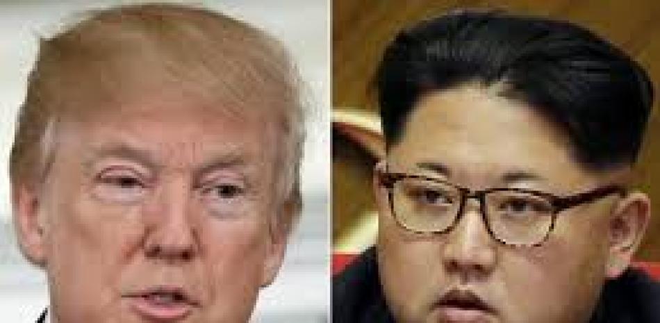 Donald Trump y Kim Jong-un. imagen de archivo.
