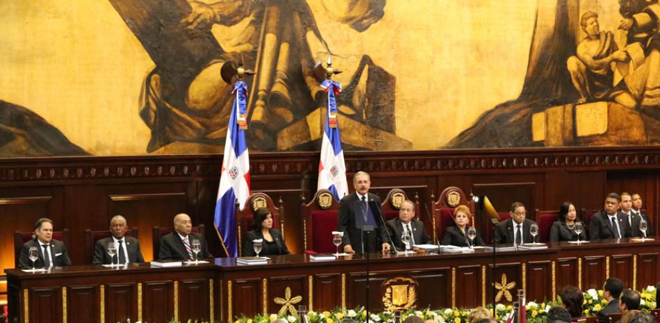 Compromiso. El presidente Danilo Medina expondrá ante la Asamblea Nacional sus logros del año anterior, un mandato constitucional fijado para cada 27 de febrero, Día de la Independencia Nacional.