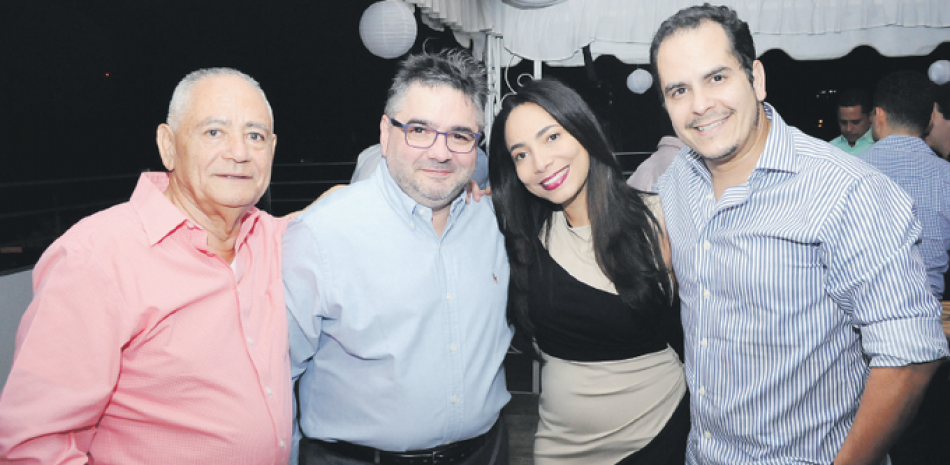 Manuel Pichardo, José Luis Rafel, Erika Castillo e Iban Marrero.