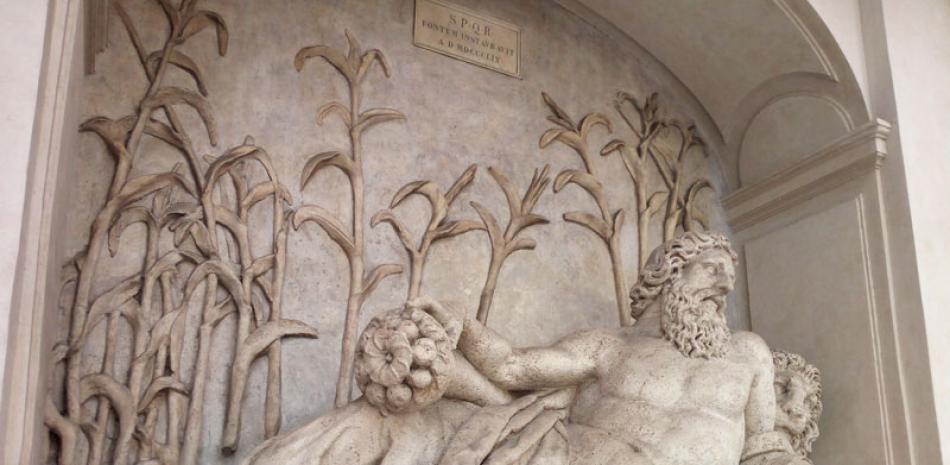 Por Florencia cruza el río Arno, representado en esta fuente de Quattre Fontane, en Roma.