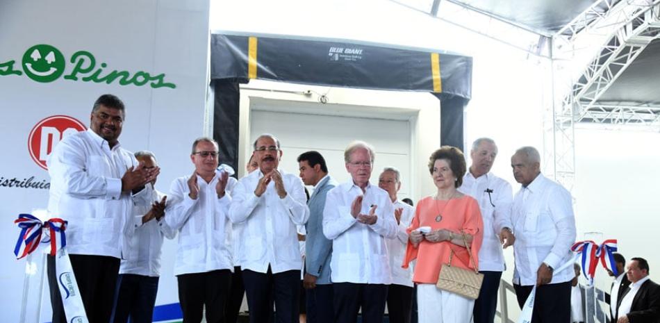 La inauguración de la planta estuvo encabezada por el presidente de la República Dominicana, Danilo Medina. JOSÉ ALBERTO MALDONADO / LISTÍN DIARIO.