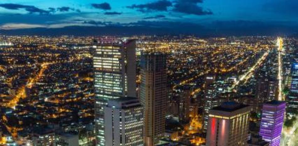 Bogotá de noche.