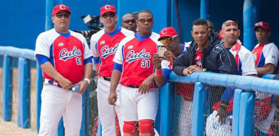 Varios de los jugadores de la selección nacional de Cuba, muchos de ellos esperaban ser firmados tras el nuevo acuerdo con el gobierno de Estafos Unidos. EFE / AFP