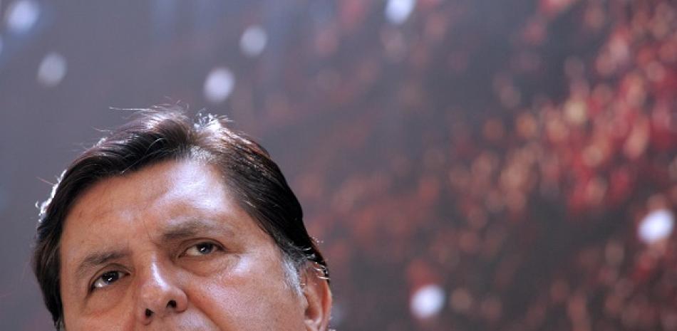 Foto del expresidente de Perú, Alan García. Crédito AFP