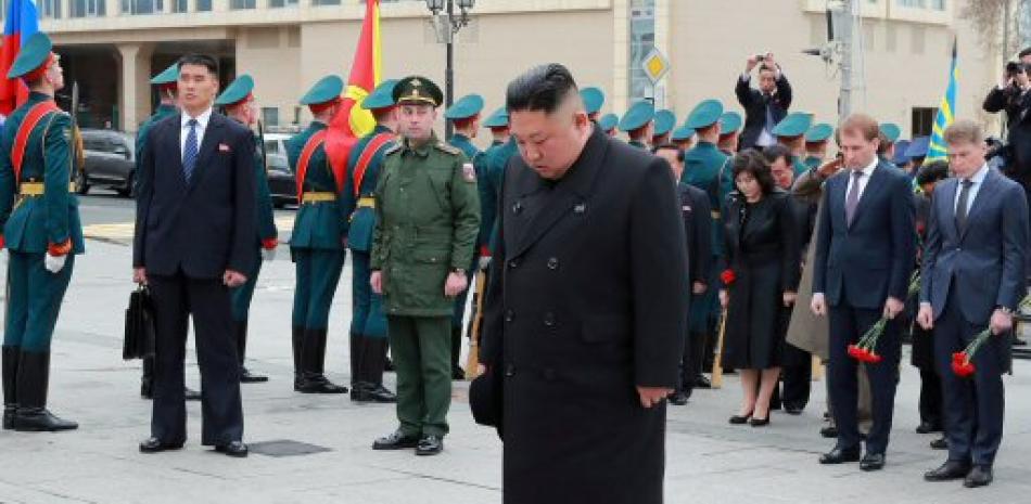 El líder norcoreano Kim Jong Un. Foto AP.