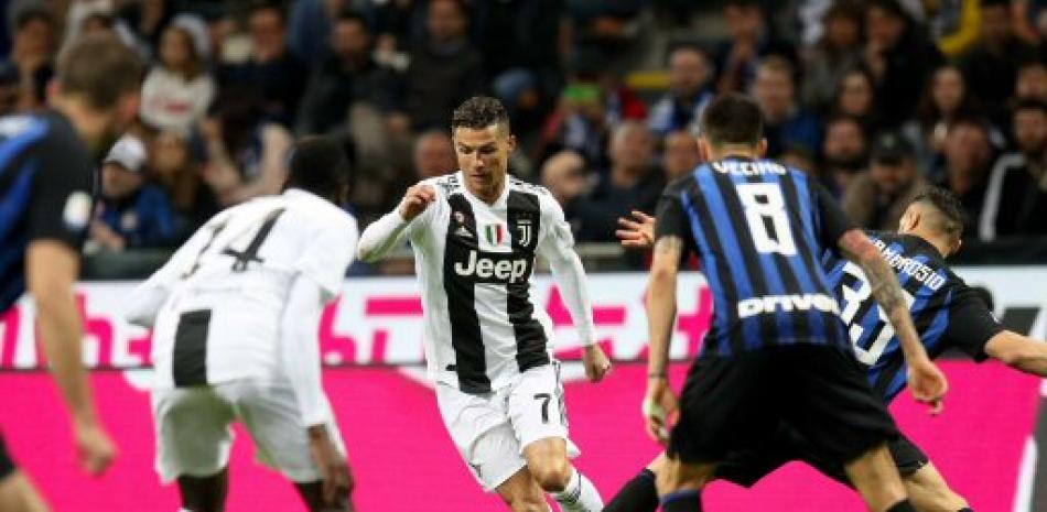 Cristiano Ronaldo en el partido contra el Inter de Milán / EFE