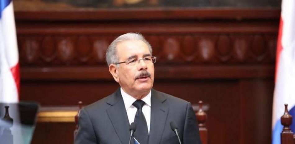 Presidente Danilo Medina. Imagen de archivo.