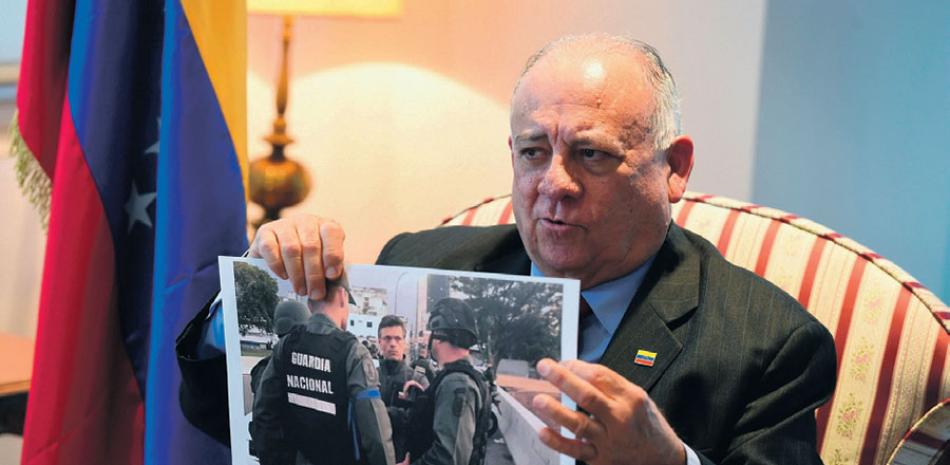 El embajador de Venezuela en España, Mario Isea, reclama la entrega de Leopoldo López. EFE